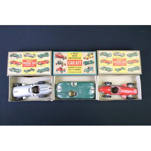 205 - Collection of kit built plastic & metal models of varying scales, to include 8 boxed examples (featu... 