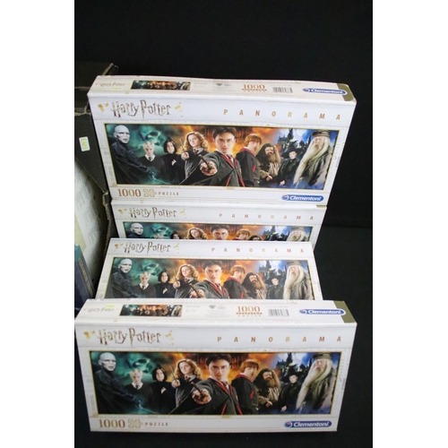 217 - 14 Boxed Harry Potter jigsaw puzzles to include 12 x 1000 piece puzzles (featuring a sealed example)... 