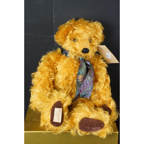 365 - Four boxed Dean's Rag Book ltd edn plush mohair teddy bears (featuring 3 x no. 1) and an unboxed Dea... 