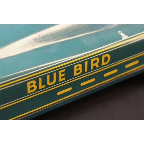 1392 - Early-to-mid 20th C tinplate clockwork model of Captain Malcolm Campbell's 'Blue Bird' Land Speed Re... 