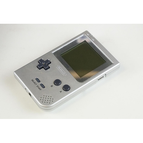 1502 - Retro Gaming - Boxed Nintendo Game Boy Pocket, together with three Nintendo Game Boy games to includ... 