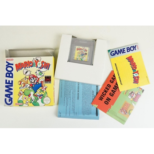 1502 - Retro Gaming - Boxed Nintendo Game Boy Pocket, together with three Nintendo Game Boy games to includ... 