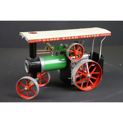 184 - Steam Engine - Boxed Mamod Traction Engine TE 1a model, complete with burner, scuttle and leaflet, m... 