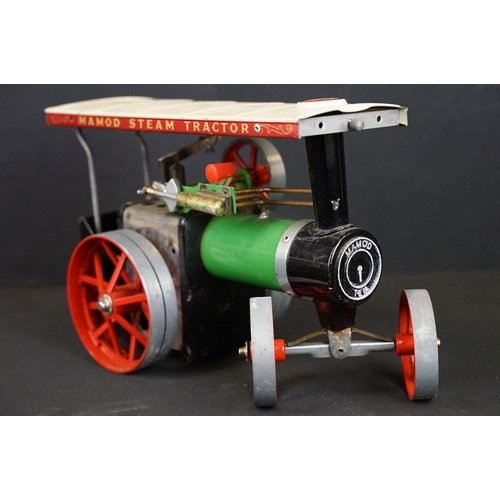 184 - Steam Engine - Boxed Mamod Traction Engine TE 1a model, complete with burner, scuttle and leaflet, m... 