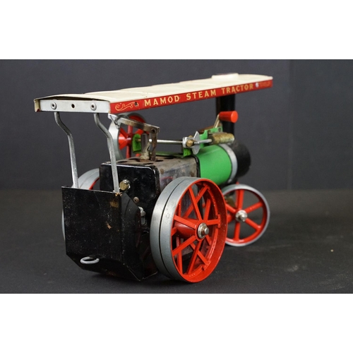 184 - Steam Engine - Boxed Mamod Traction Engine TE 1a model, complete with burner, scuttle and leaflet, m... 