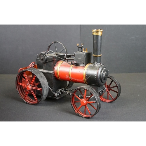 185 - Two Mamod TE1A Steam Tractor models both vg plus a boxed (tatty box) Kreatif Kraft hand painted Stea... 