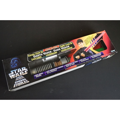 229 - Star Wars - Collection of four boxed Star Wars Kenner The Power Of The Force weapons to include Elec... 