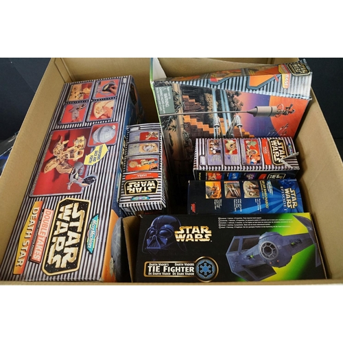 236 - Seven Galoob Micro Machines Star Wars playsets with boxes to include Battle Droid, 68064 Jabba, 6709... 