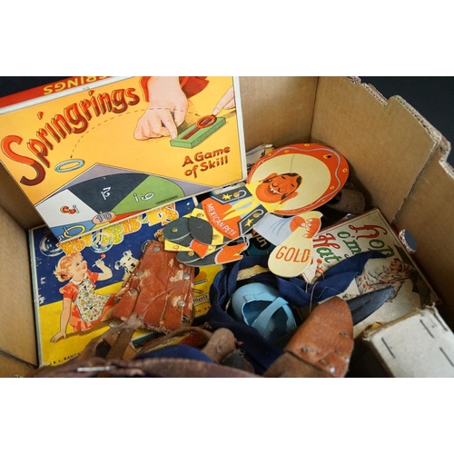 237 - Collection of various vintage boxed toys and games to include Tap Building, Junior Driver Steering W... 