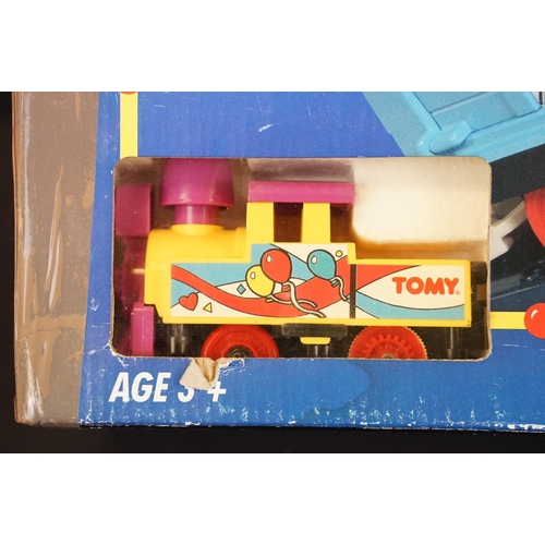 240 - Three boxed TOMY train and construction sets to include Train Le Shuttle Channel Tunnel Set, Train E... 