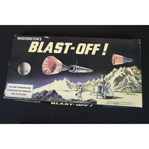 241 - Collection of various toys and games to include boxed Waddingtons Blast-Off, boxed Chad Valley Escal... 