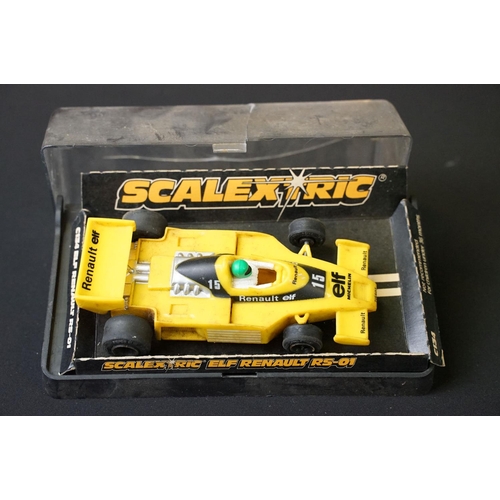 249 - Collection of various Scalextric slot cars and other related items to include 15 x boxed / cased Sca... 