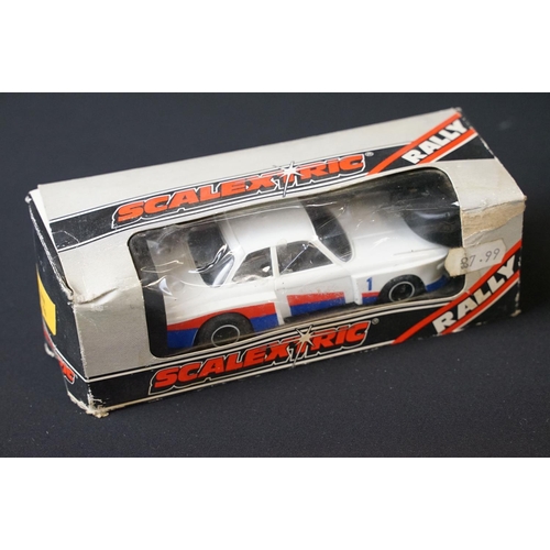 249 - Collection of various Scalextric slot cars and other related items to include 15 x boxed / cased Sca... 