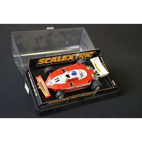 249 - Collection of various Scalextric slot cars and other related items to include 15 x boxed / cased Sca... 