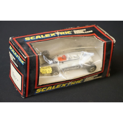 249 - Collection of various Scalextric slot cars and other related items to include 15 x boxed / cased Sca... 