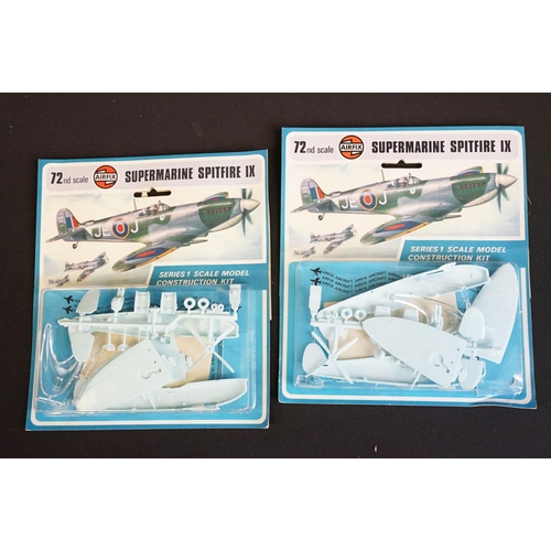 254 - 12 Boxed / carded / bagged Airfix plastic model kits to include 571 1910 B Type Bus, 388 F-4B Phanto... 