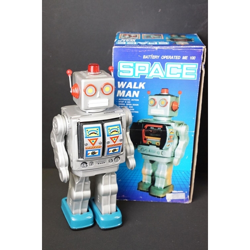 265 - Three boxed toys to include Battery Operated Space Walk Man, Boxed Sky Express and Star Wars Elite S... 