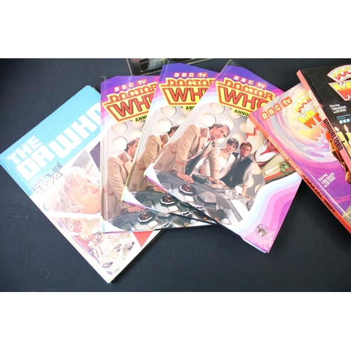 1457 - Doctor Who - 11 Doctor Who annuals to include 2 x 1974, 2 x 1975, 1978, 2 x 1980, 1981 & 3 x 1983, p... 