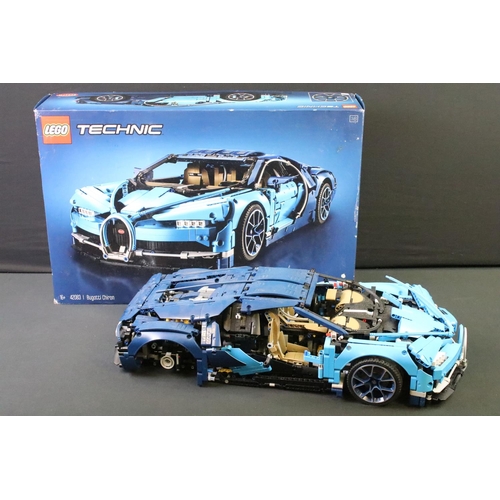 1425 - Lego - Lego Technic Bugatti Chiron set no. 42083, part-built, with box, instructions manuals & inter... 