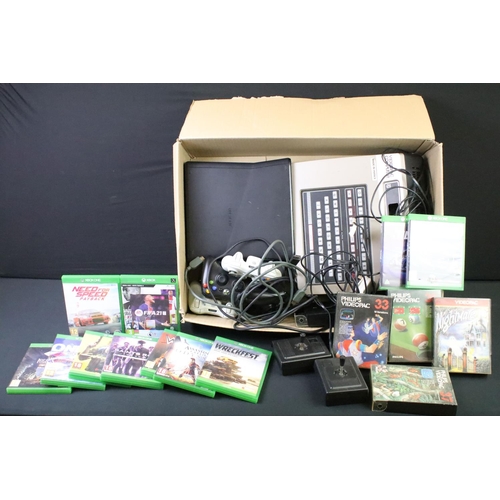 1429 - Retro Gaming - Philips G7000 Videopac Computer with 2 x Joysticks and 7 x games to include Munchkin,... 