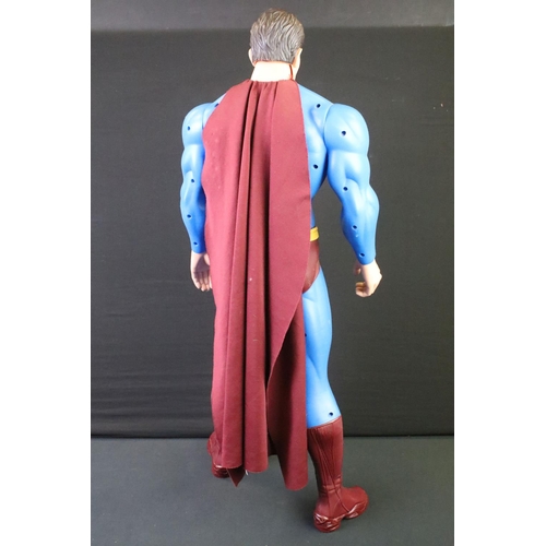 1431 - Two Jakks Pacific plastic figures to include Superman and Batman, figures showing some play wear