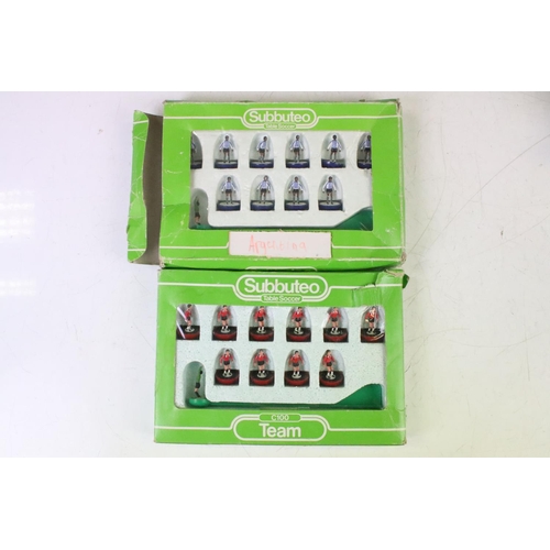 275 - Subbuteo - 12 Boxed LW teams to include Arsenal 2nd 'bruised banana', 2 x Liverpool 2nd, Coventry Ci... 