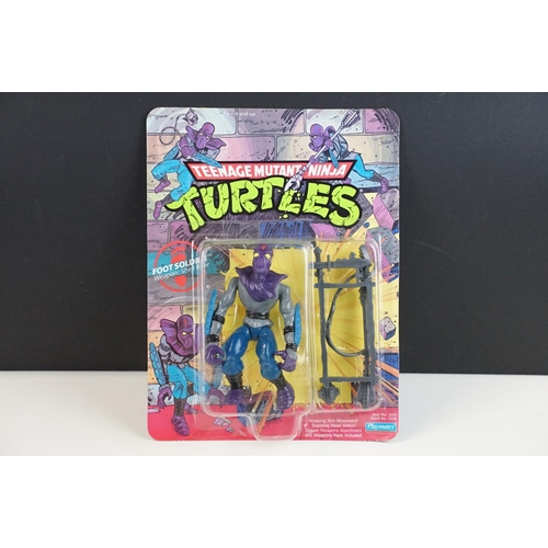 1517 - Teenage Mutant Ninja Turtles - Original carded Playmates Bandai TMNT Foot Soldier figure, 'Ninja' ve... 