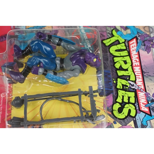 1517 - Teenage Mutant Ninja Turtles - Original carded Playmates Bandai TMNT Foot Soldier figure, 'Ninja' ve... 