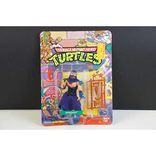 1518 - Teenage Mutant Ninja Turtles - Original carded Playmates Bandai TMNT Shredder figure, 'Hero' version... 