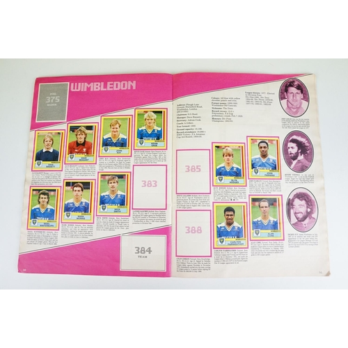 1521 - Panini Stickers - Two Panini Football albums to include Football 86 & Football 87, around 60% comple... 