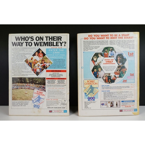 1521 - Panini Stickers - Two Panini Football albums to include Football 86 & Football 87, around 60% comple... 