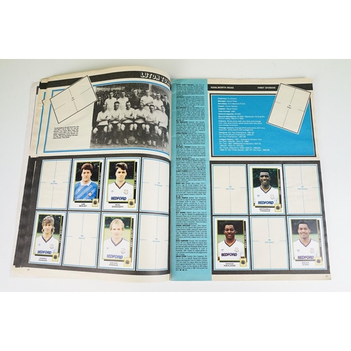 1521 - Panini Stickers - Two Panini Football albums to include Football 86 & Football 87, around 60% comple... 