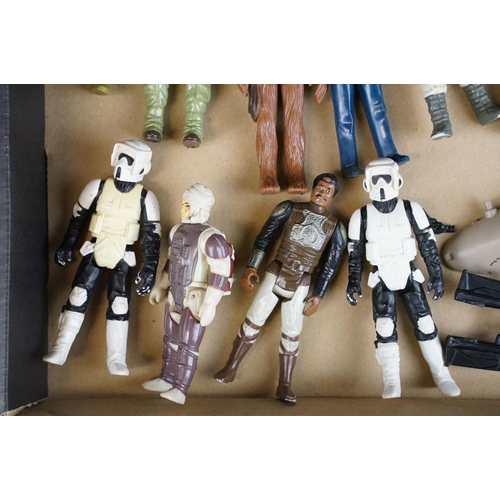 1522 - Star Wars - 22 Original Star Wars figures to include Luke Skywalker (Hoth Battle Gear), Stormtrooper... 