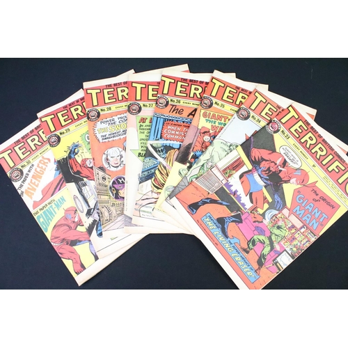 Comics - Collection of 41 1960s Terrific Comics in order from issues No. 1-41, all in vg condition w