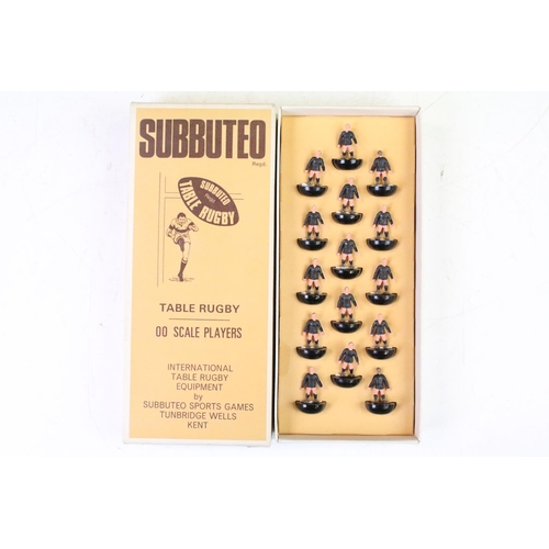 277 - Subbuteo - Boxed Rugby International Edition set (players complete) plus 2 x boxed sets to include N... 