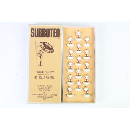 277 - Subbuteo - Boxed Rugby International Edition set (players complete) plus 2 x boxed sets to include N... 