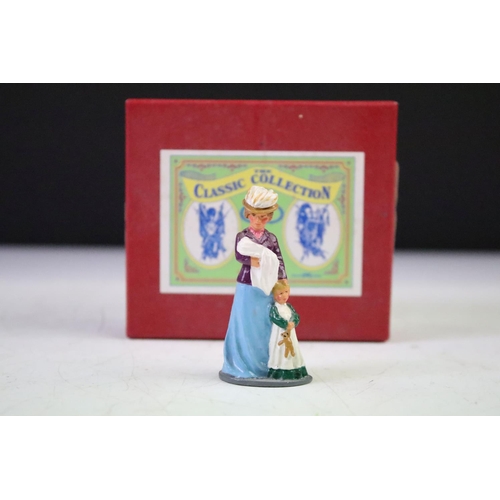 295 - Collection of seven boxed Trophy Miniatures The Classic Collection Town & Country Series metal figur... 