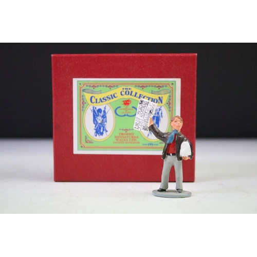 295 - Collection of seven boxed Trophy Miniatures The Classic Collection Town & Country Series metal figur... 