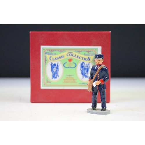 296 - Collection of seven boxed Trophy Miniatures The Classic Collection Town & Country Series metal figur... 