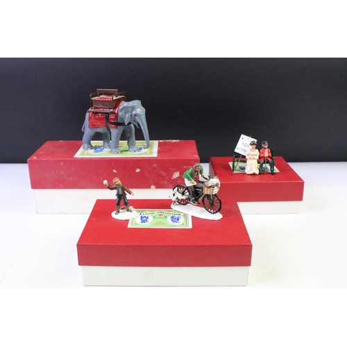 297 - Collection of three boxed Trophy Miniatures The Classic Collection metal figure sets to include Town... 