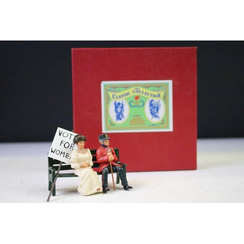 297 - Collection of three boxed Trophy Miniatures The Classic Collection metal figure sets to include Town... 