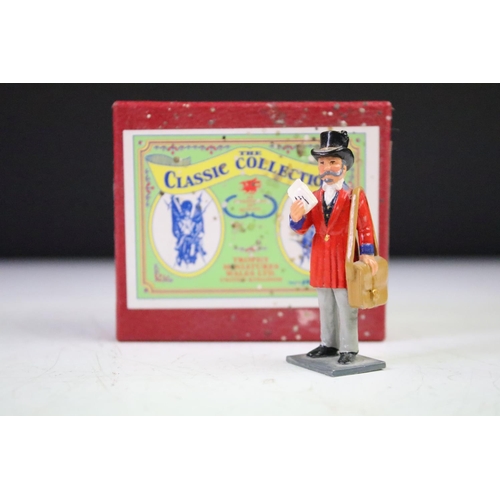 298 - Collection of eight boxed Trophy Miniatures The Classic Collection Town & Country Series metal figur... 