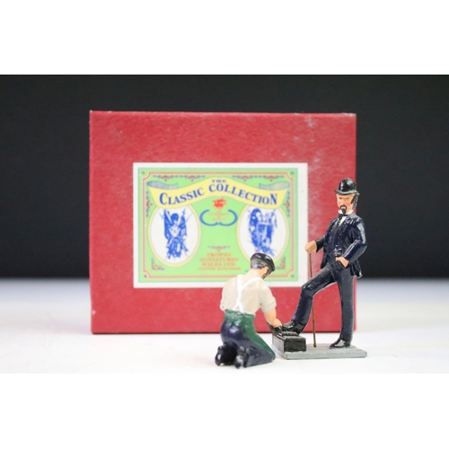 300 - Collection of ten boxed Trophy Miniatures The Classic Collection Town & Country Series metal figure ... 