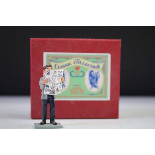 301 - Collection of eight boxed Trophy Miniatures The Classic Collection Town & Country Series metal figur... 