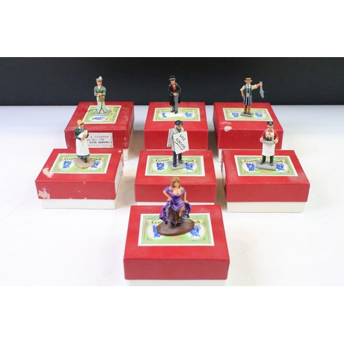 303 - Collection of seven boxed Trophy Miniatures The Classic Collection metal figure sets to include Town... 