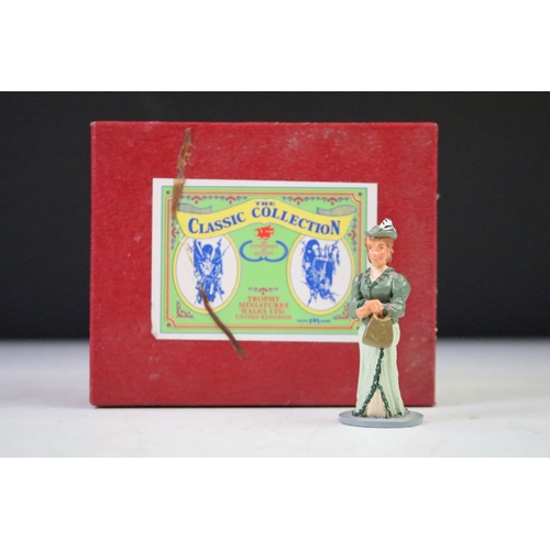 303 - Collection of seven boxed Trophy Miniatures The Classic Collection metal figure sets to include Town... 