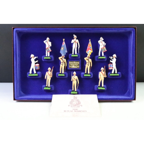 304 - Five boxed Britains metal figure sets to include 5291 Honourable Artillery Company, 5192 The Royal I... 