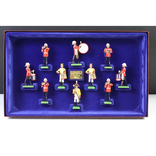 305 - Four boxed Britains metal military figure sets to include 5290 The Royal Scots Dragoon Guards, 5189 ... 