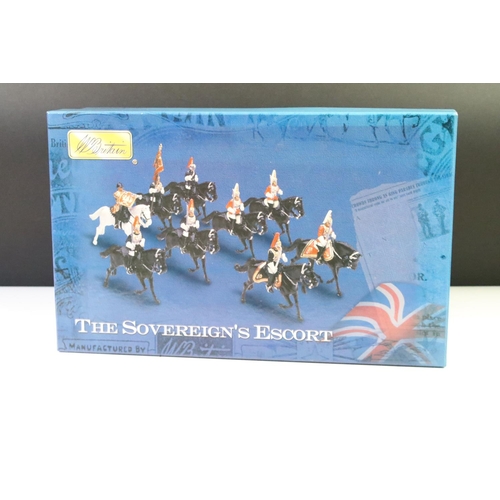 309 - Two boxed Britains metal figure sets to include 00254 The Irish State Coach (a/f with damage, no inn... 