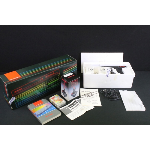 1472 - Retro Gaming - A boxed Sinclair ZX Spectrum +2 Action Pack, with computer, power supply, joystick, l... 